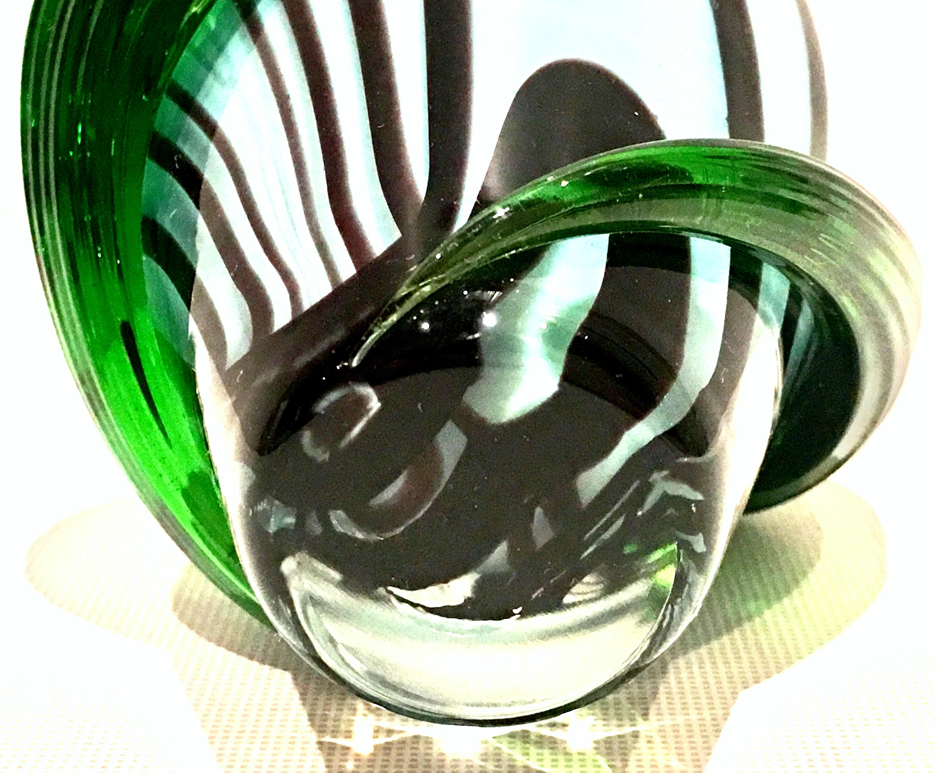 20th Century Italian Murano Glass Pinwheel Bud Vase 7