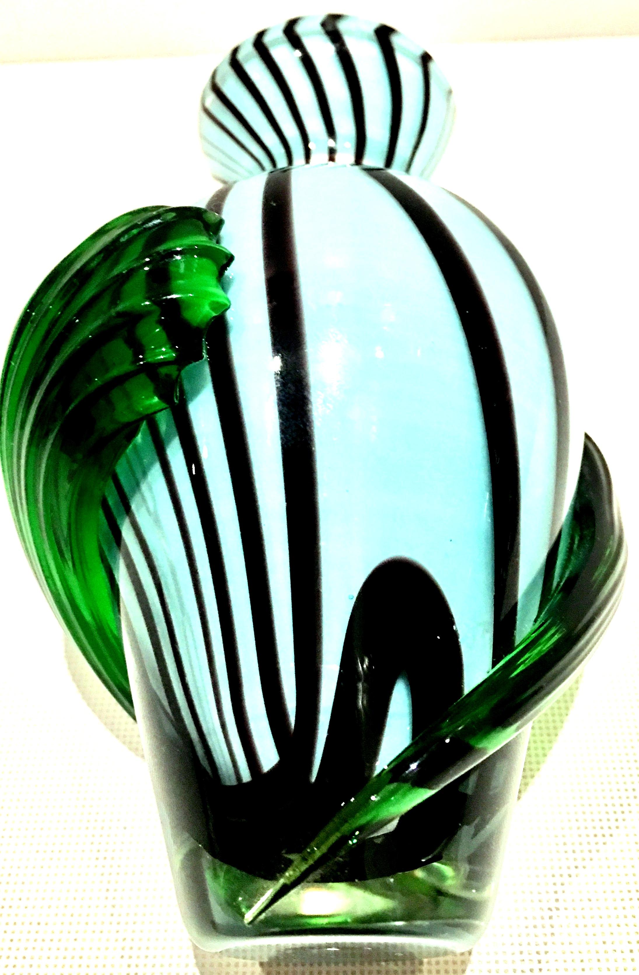 20th Century Italian Murano Glass Pinwheel Bud Vase 4