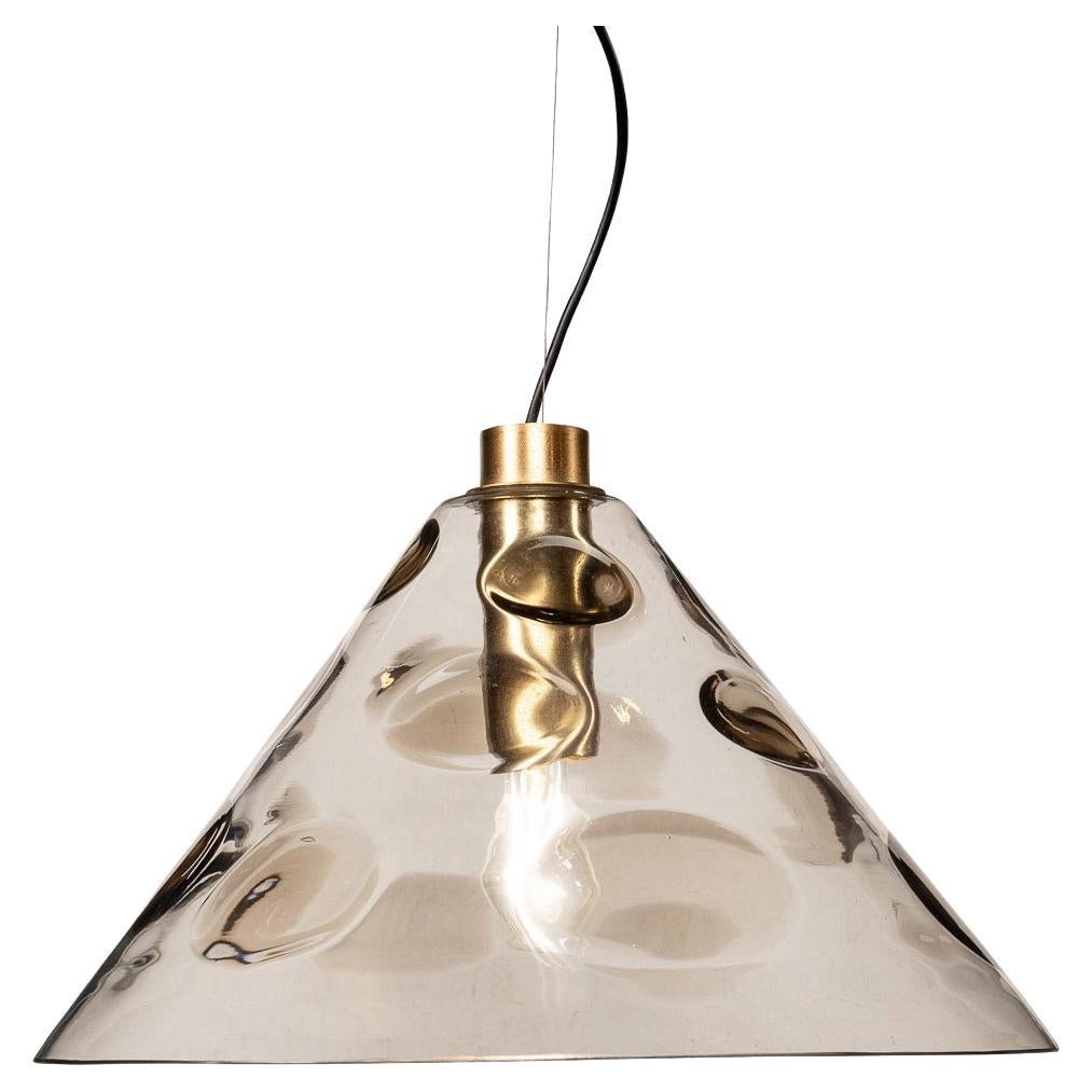 20th Century Italian Murano Glass Polka Dot Pendant Light, c.1970 For Sale