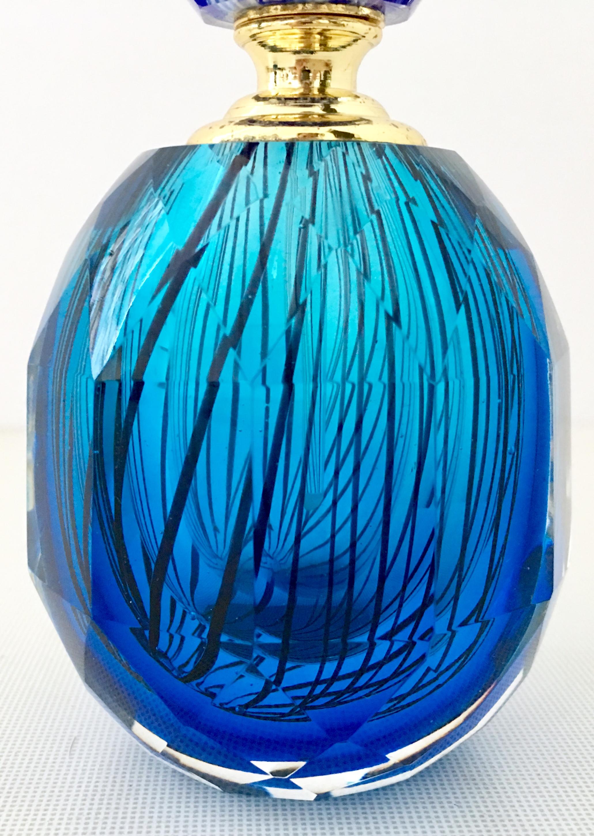 20th Century Italian Murano Glass Style Pair of Perfume Decanters 1