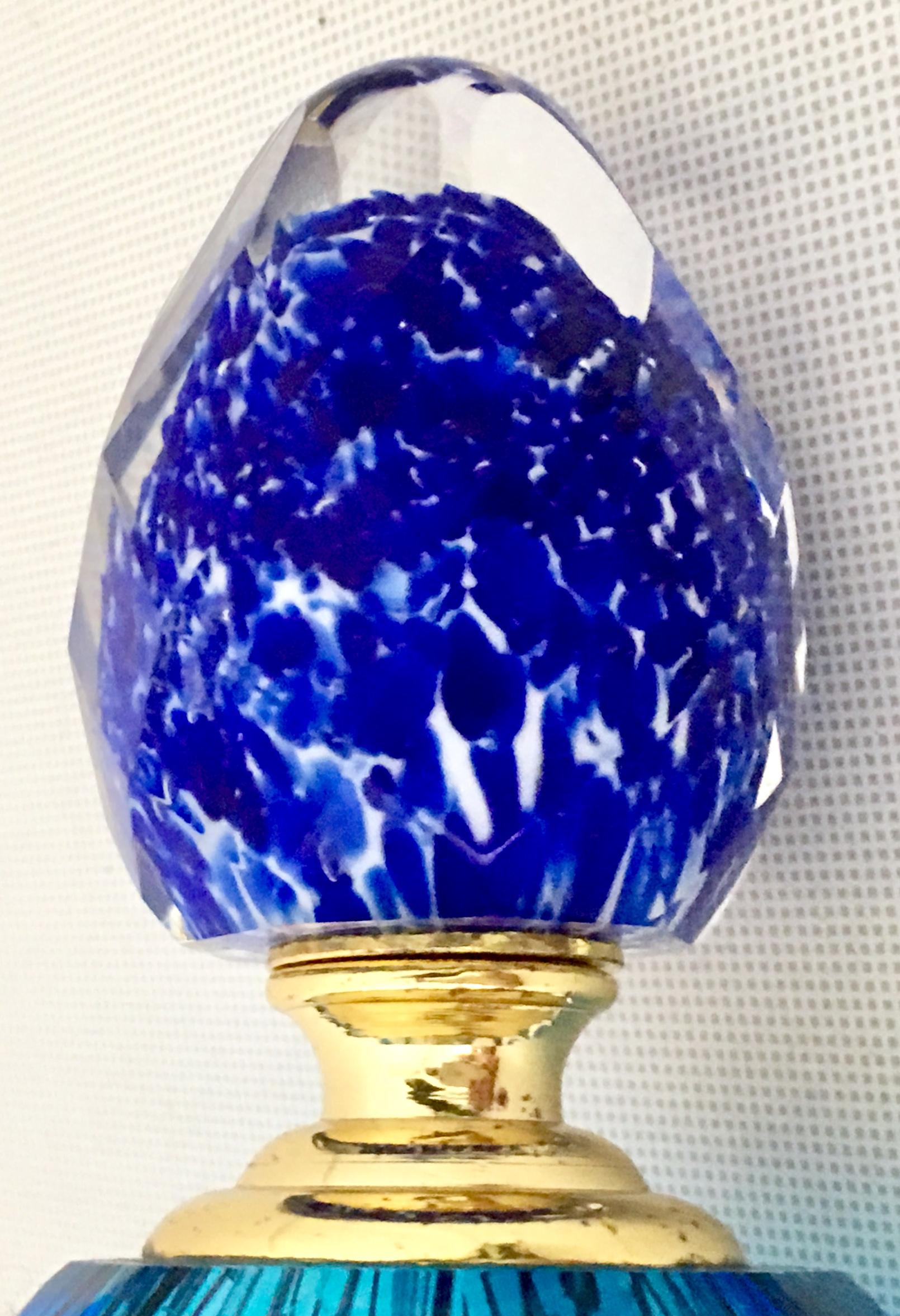 20th Century Italian Murano Glass Style Pair of Perfume Decanters 4
