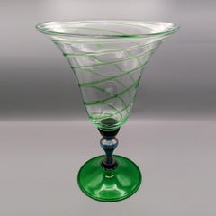 Vase aus italienischem Muranoglas des 20. Jahrhunderts