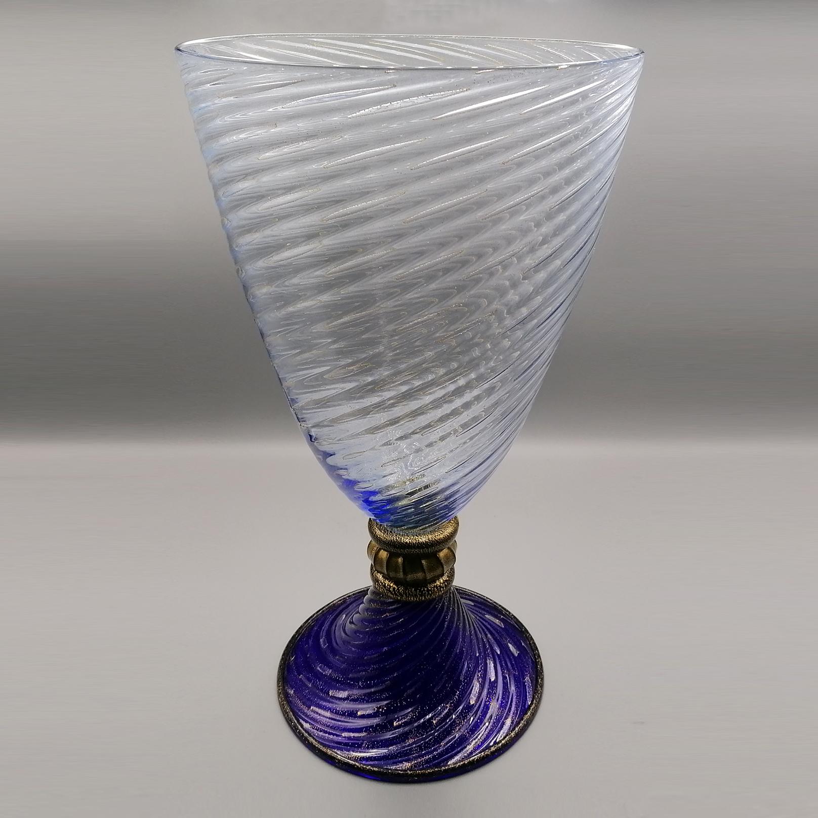 Vase aus italienischem Muranoglas des 20. Jahrhunderts (Sonstiges)