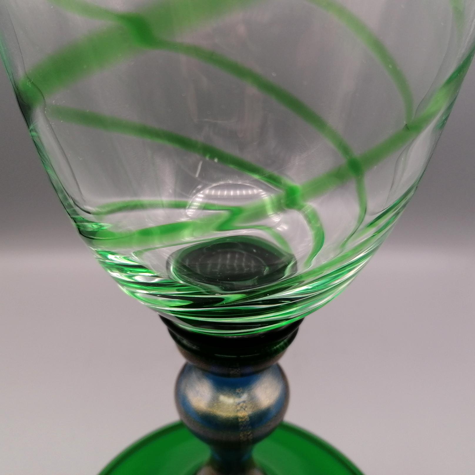 20th Century Italian Murano Glass Vase In Excellent Condition In VALENZA, IT