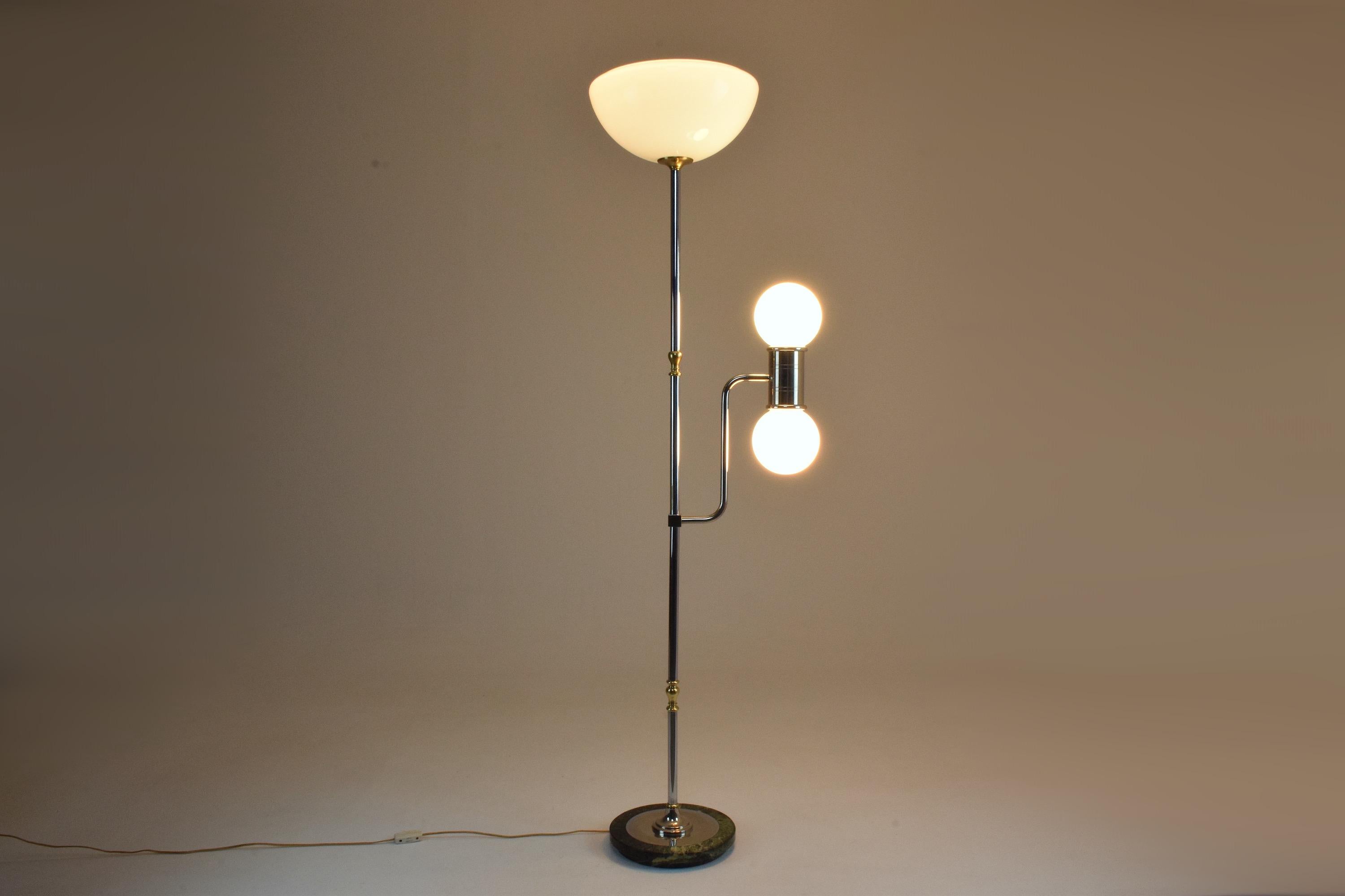 20th Century Italian Murano Marble Floor Lamp, 1960s 9