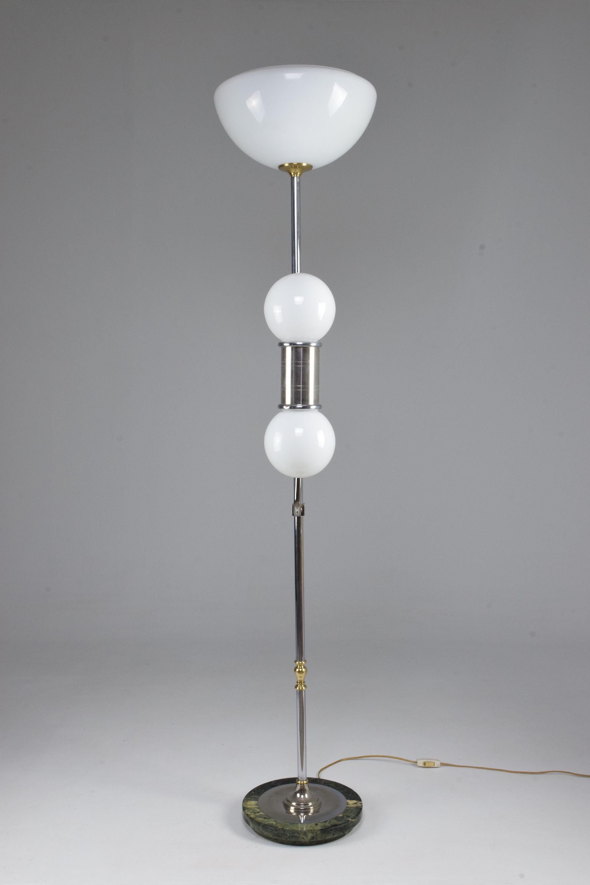 20th Century Italian Murano Marble Floor Lamp, 1960s 4