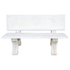 20th Century Italian Neoclassical Garden Bench, Garden Ornament