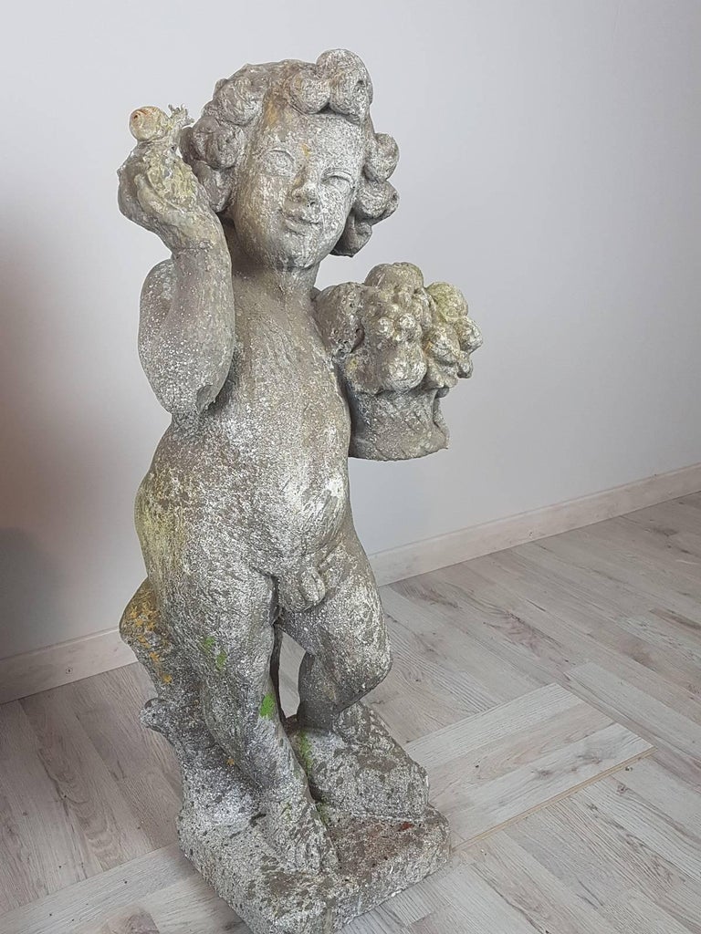 20th Century Italian Neoclassical Garden Statues Set, Garden Ornament