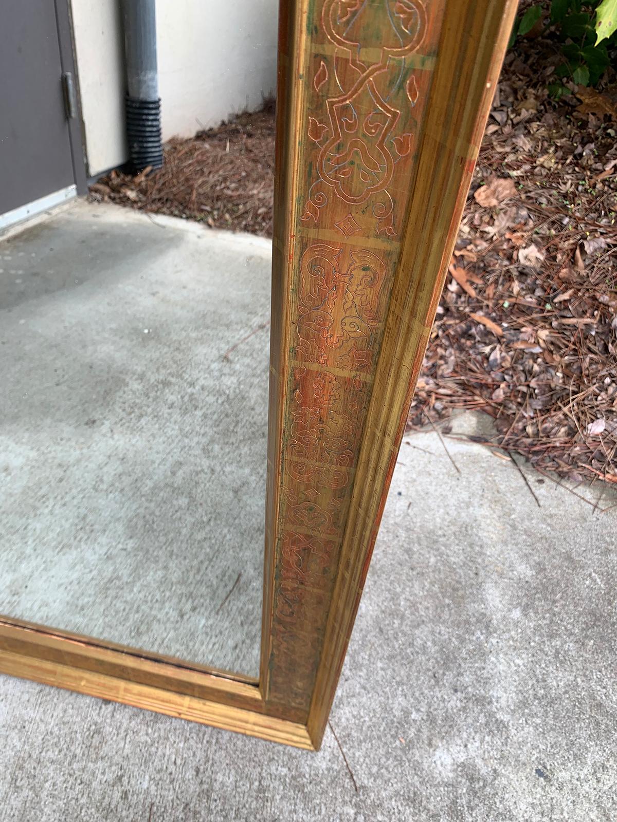20th Century Italian Neoclassical Gilded Mirror, circa 1960s In Good Condition In Atlanta, GA