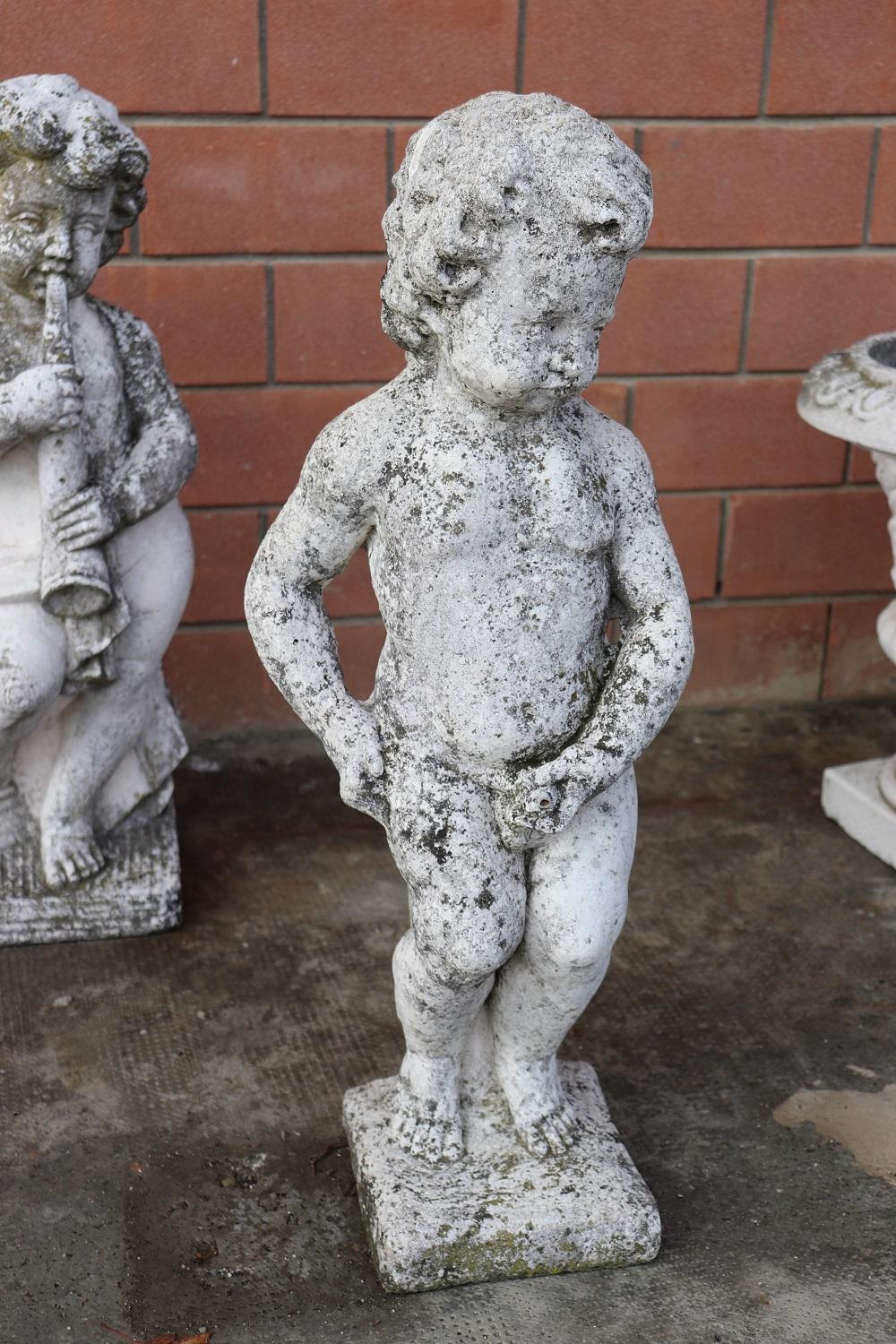 20th Century Italian Neoclassical Stone Garden Statue, Set of 4 1