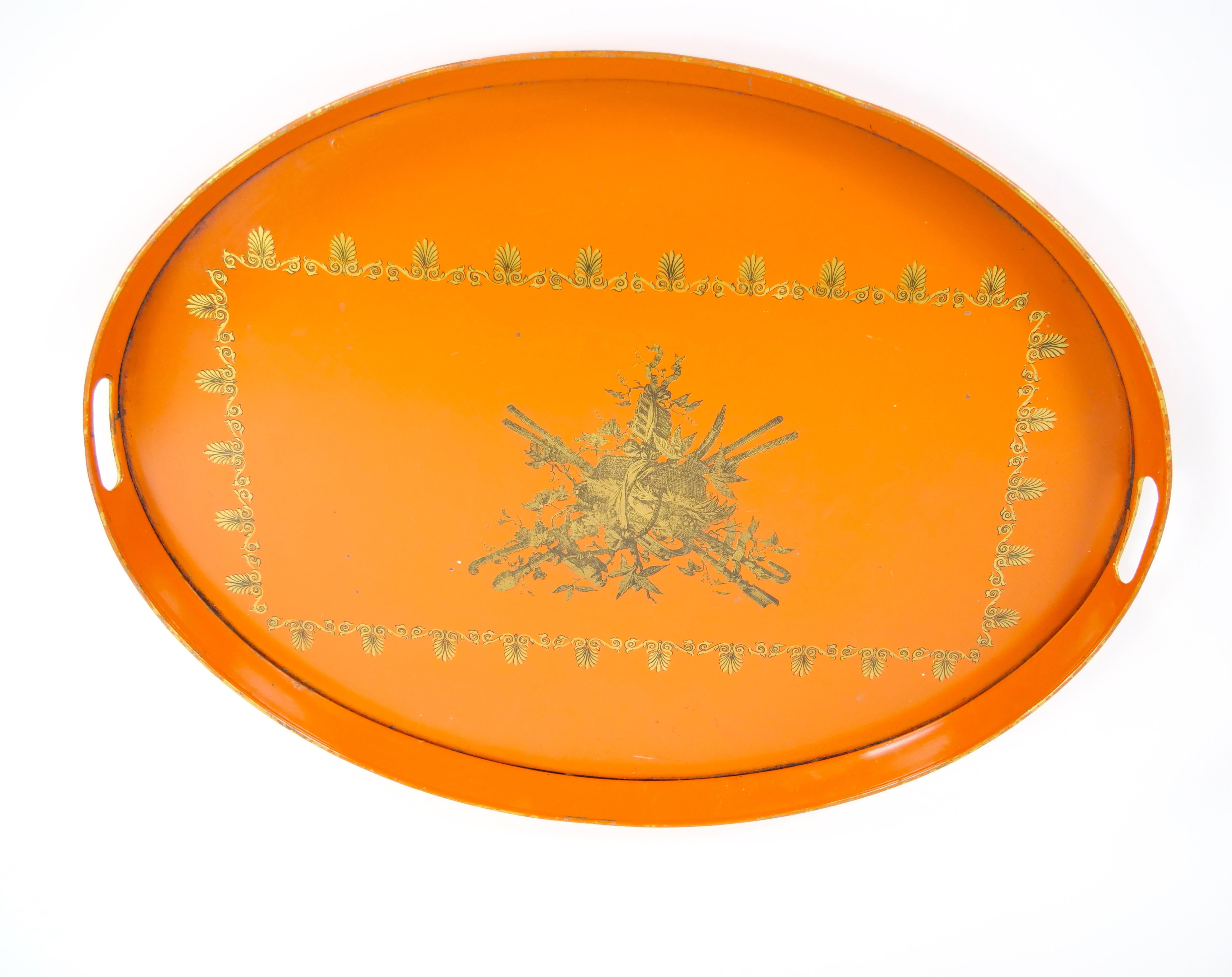 20th Century Italian Neoclassical Style Cocktail Tray / Stand  For Sale 6