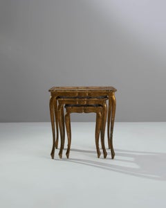 20th Century Italian Nesting Tables, Set of Three