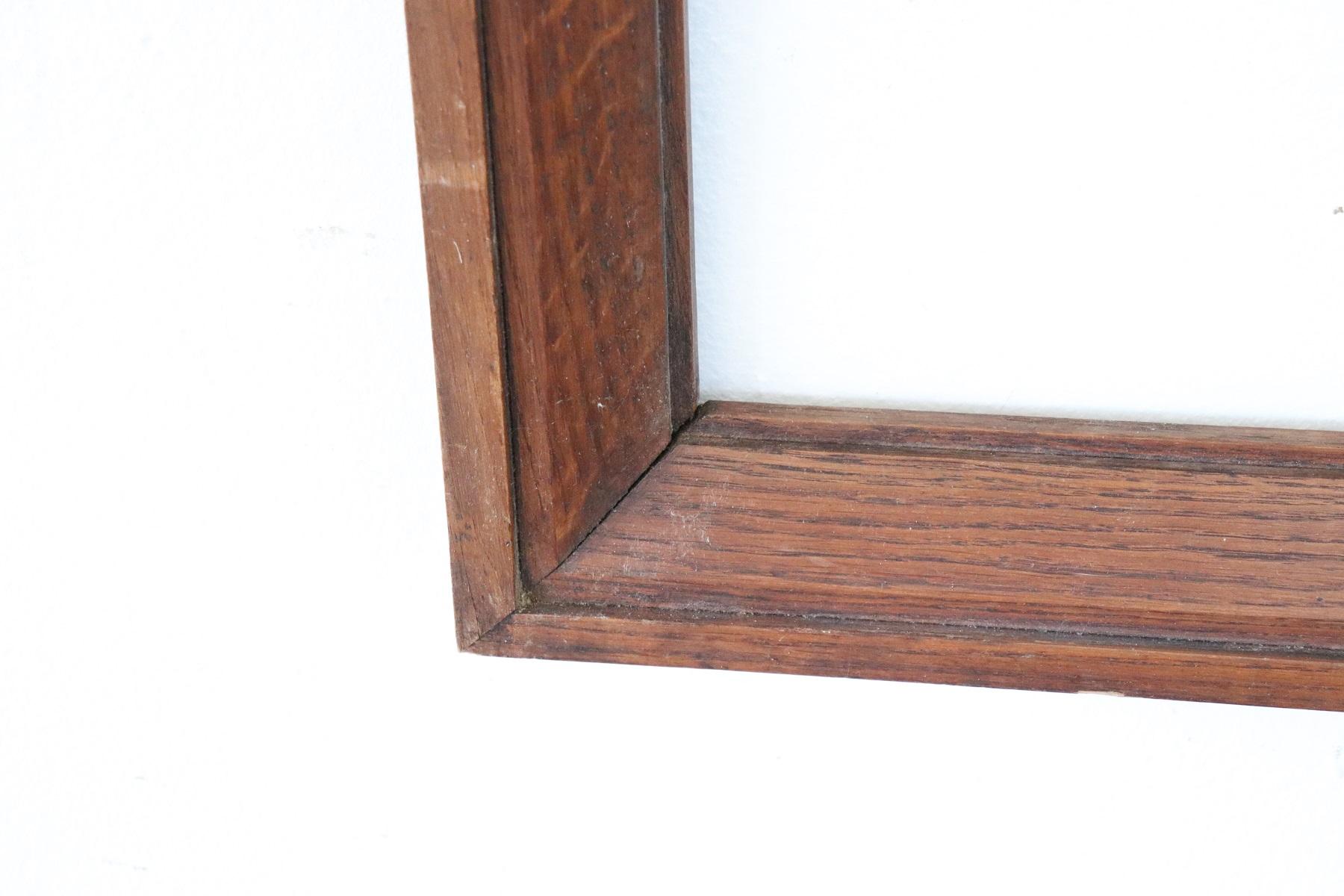20th Century Italian Oak Wood Frame In Good Condition In Casale Monferrato, IT