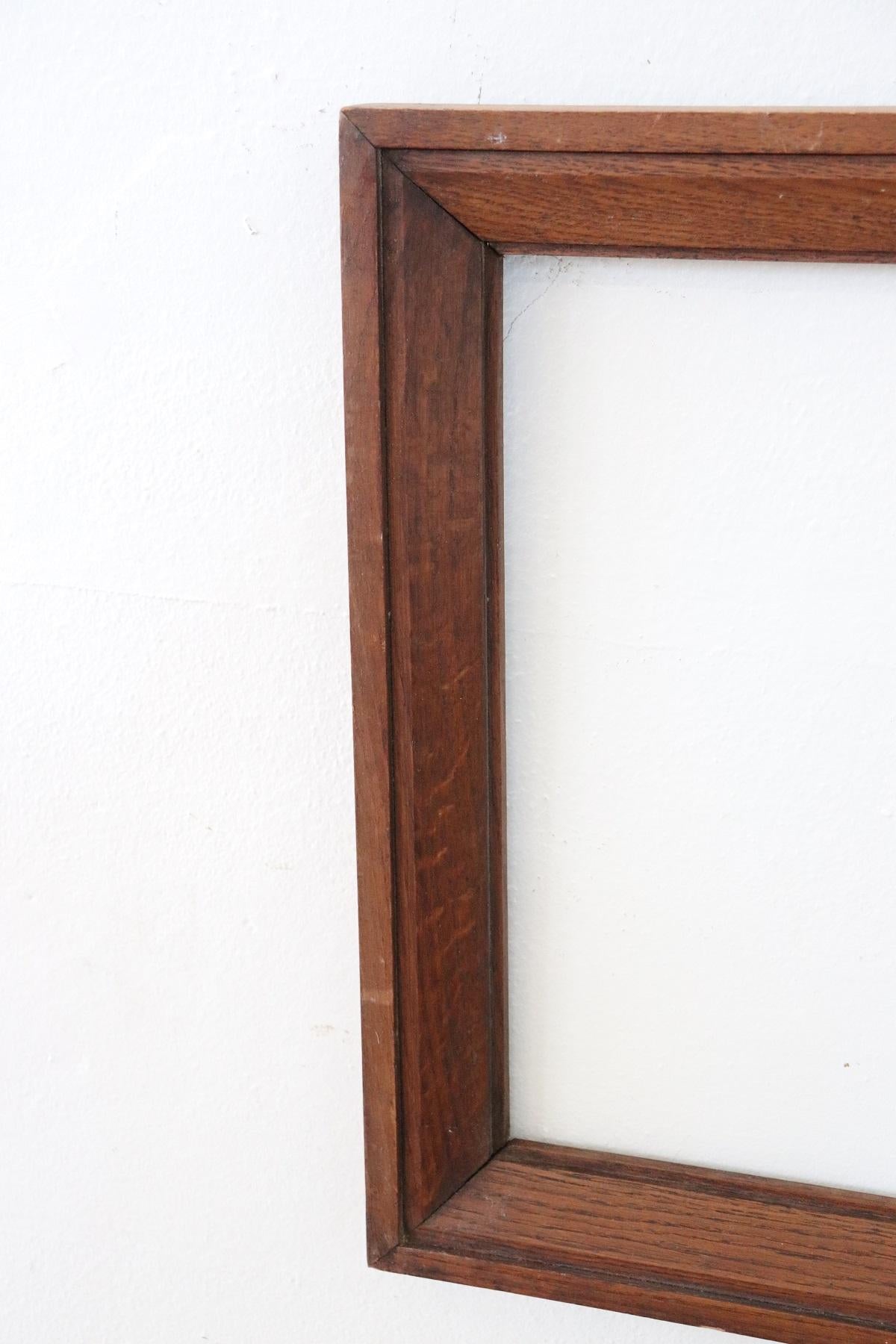 20th Century Italian Oak Wood Frame 1
