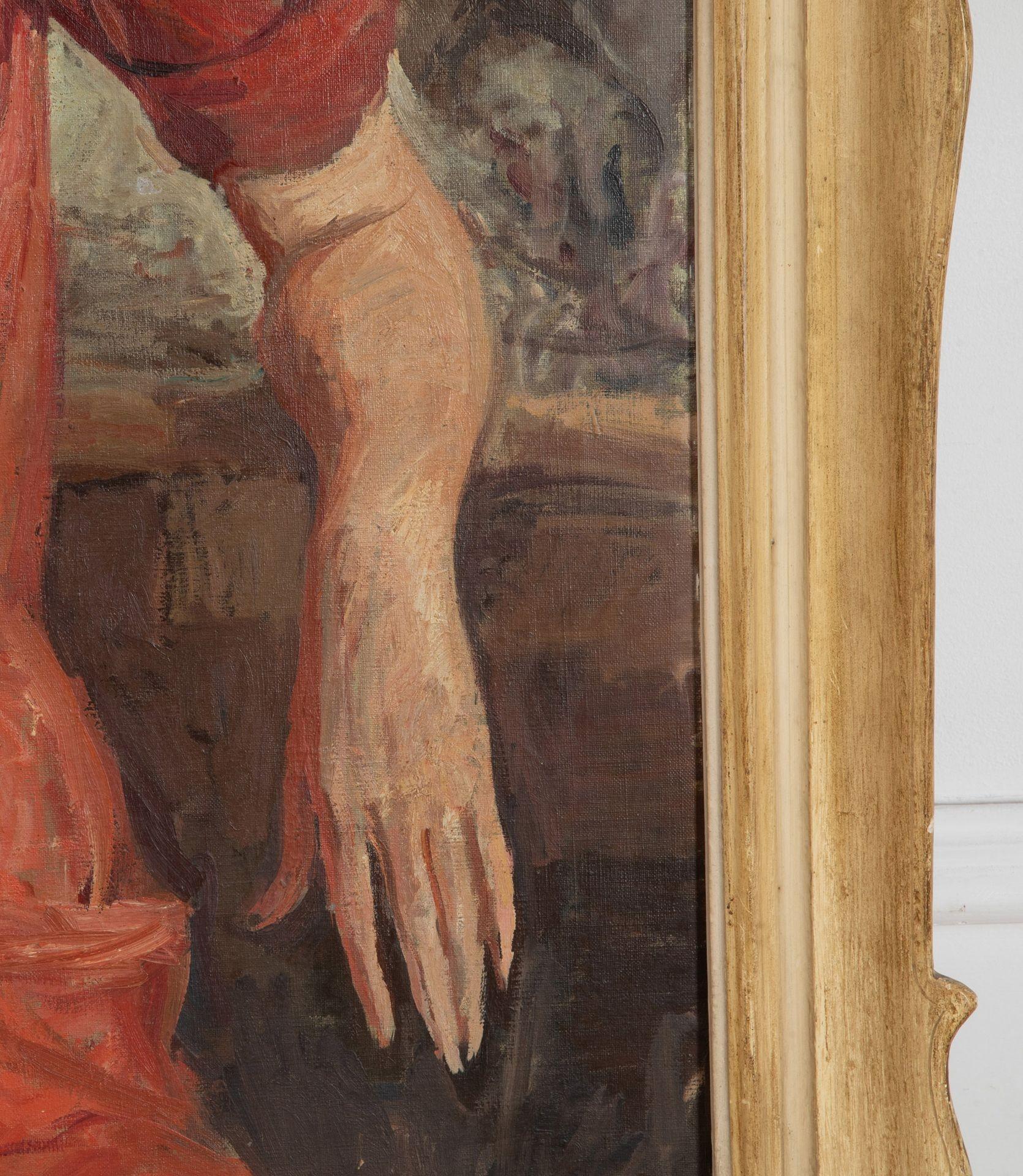 Óleo italiano del siglo XX 