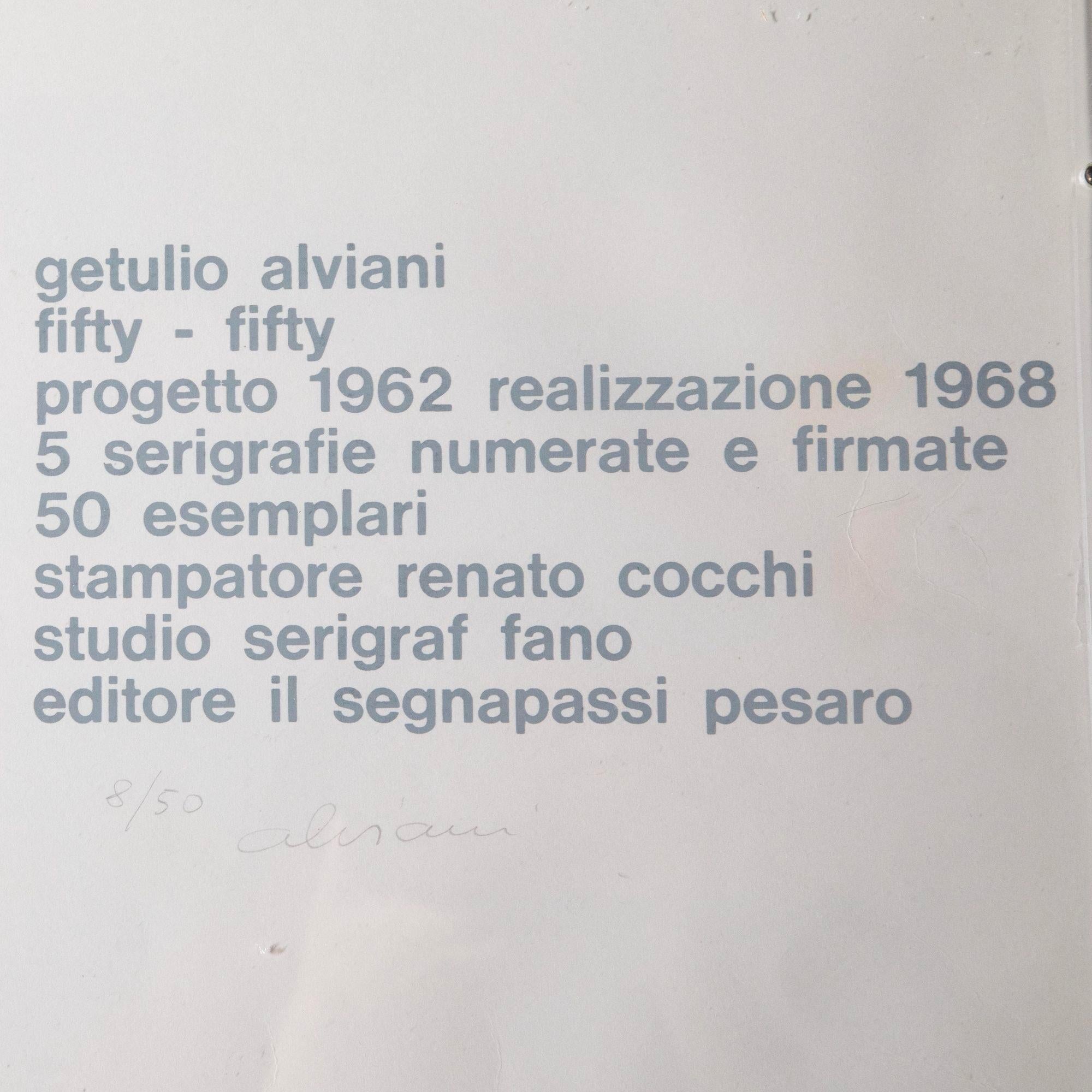 20th Century Italian Op Art Screen Prints For Sale 6