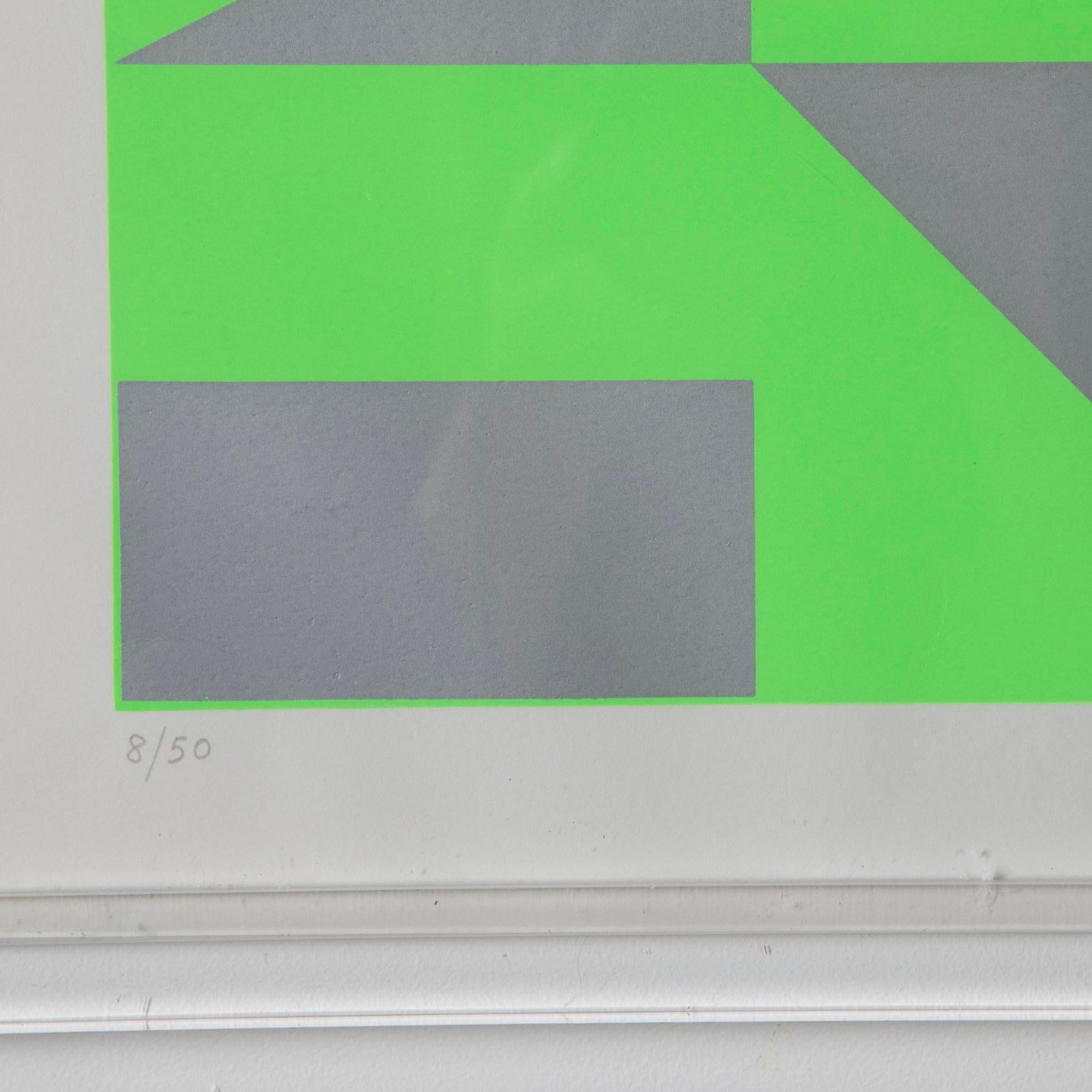 20th Century Italian Op Art Screen Prints For Sale 5