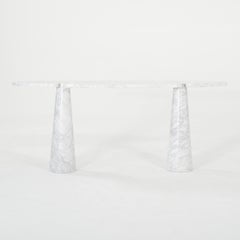 Eros Console Table by Angelo Mangiarotti, Carrara Marble, Italy, 1960s