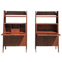 Paar italienische Vintage-Schreibtische aus dem 20. Jahrhundert von Silvio Cavatorta