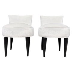 20th Century Italian Pair of Dresser Chairs in the Style of Malatesta & Masson