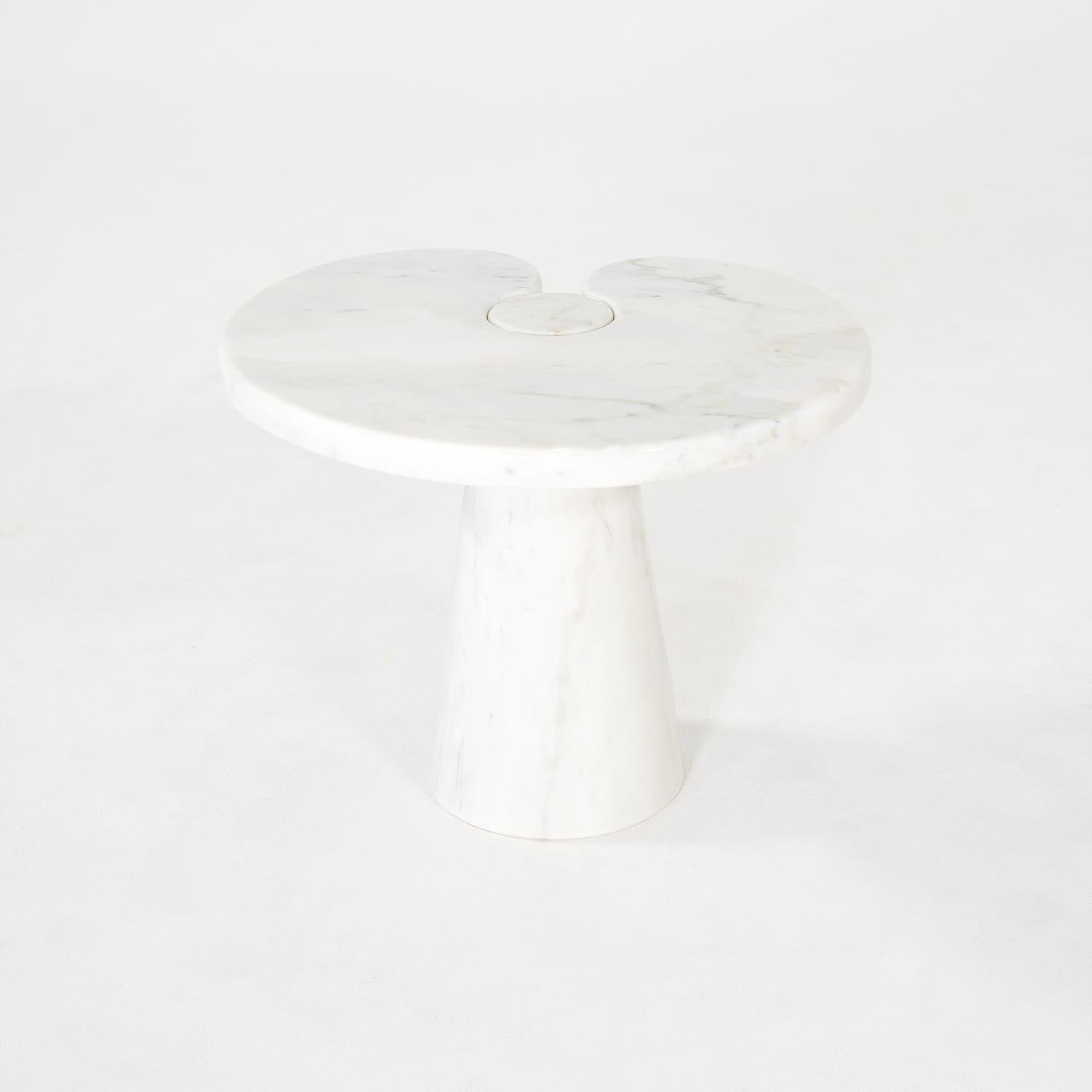 20th Century Italian Pair of Marble Side Tables by Angelo Mangiarotti & Skipper For Sale 6