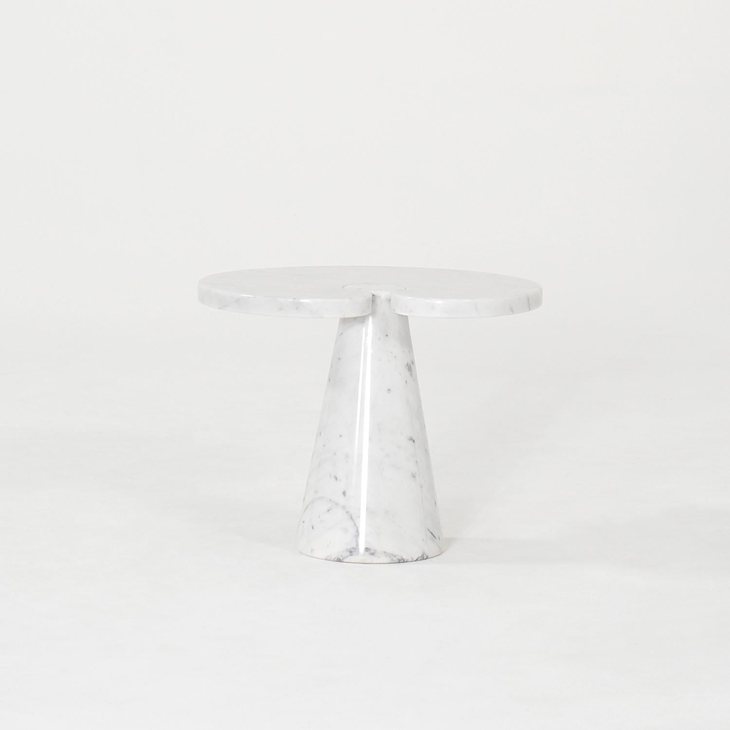 20th Century Italian Pair of Marble Side Tables - The Eros by Angelo Mangiarotti For Sale 5