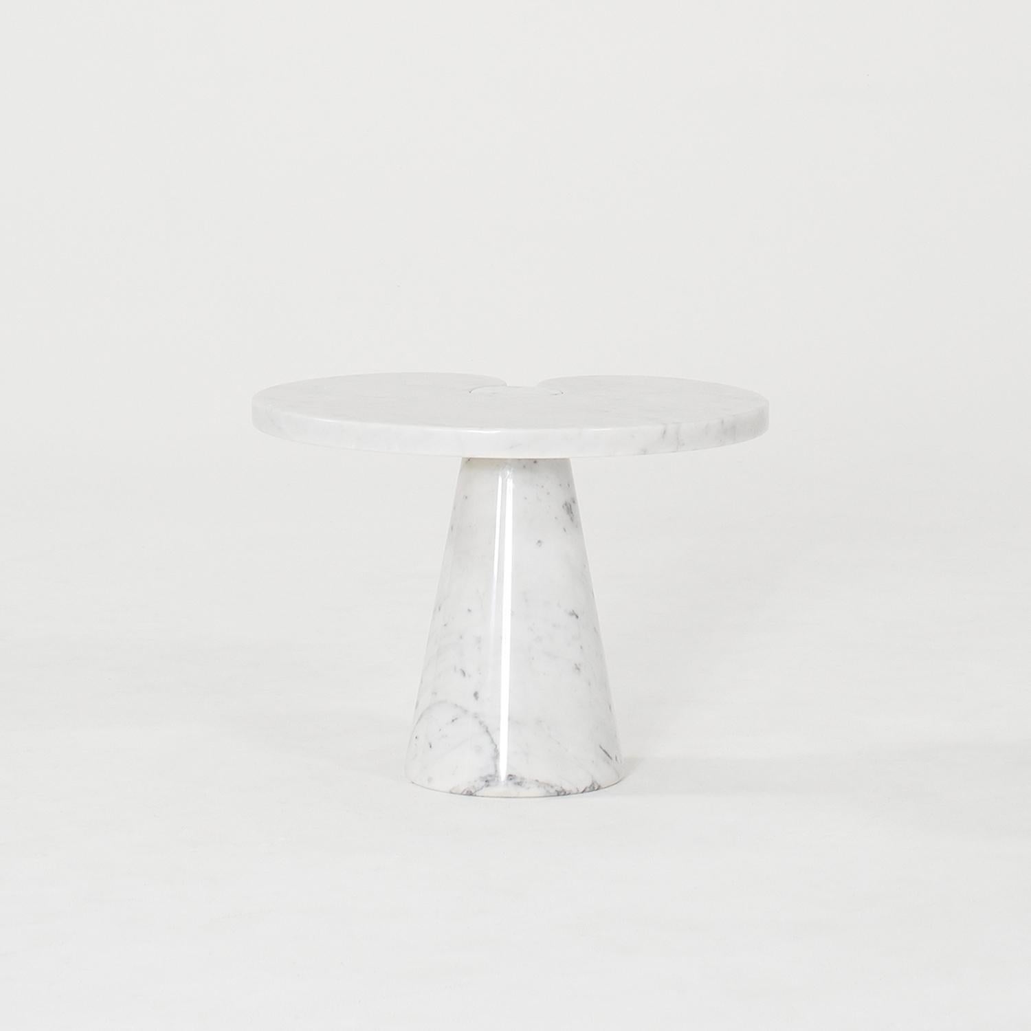 20th Century Italian Pair of Marble Side Tables - The Eros by Angelo Mangiarotti For Sale 1