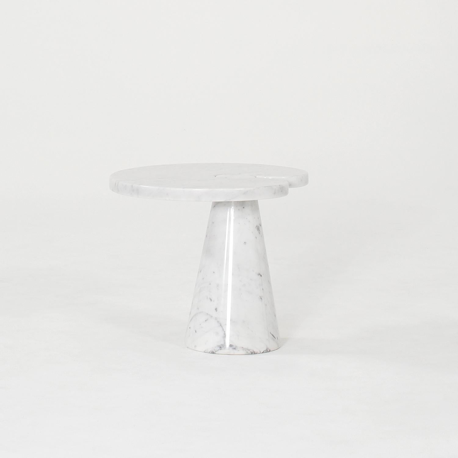 20th Century Italian Pair of Marble Side Tables - The Eros by Angelo Mangiarotti For Sale 4
