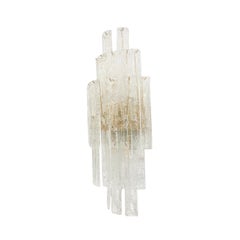 20th Century Italian Pair of Pulegoso Murano Glass Wall Appliques by La Murrina