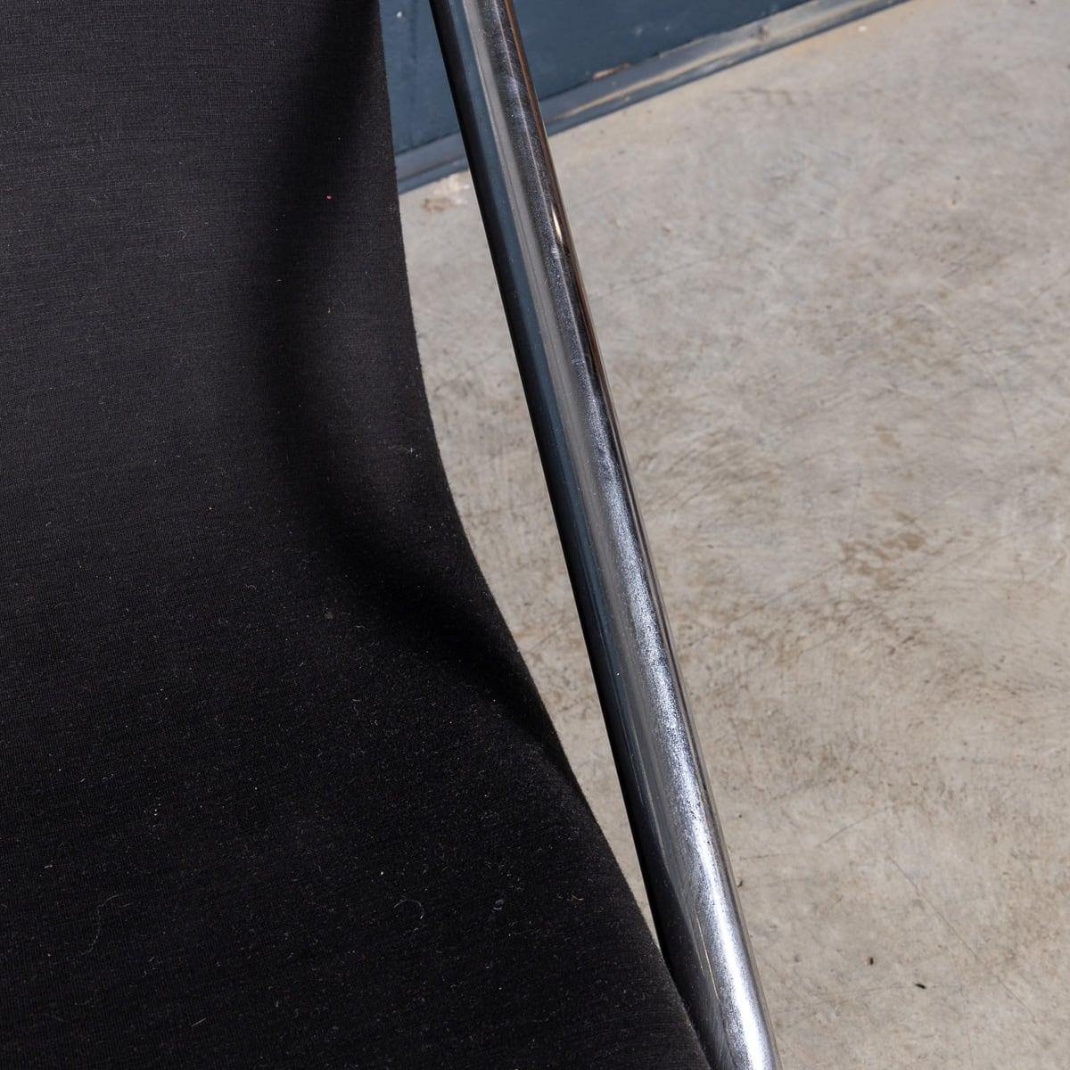 Paire de chaises longues italiennes du 20ème siècle avec cadre tubulaire, vers 1980 en vente 5