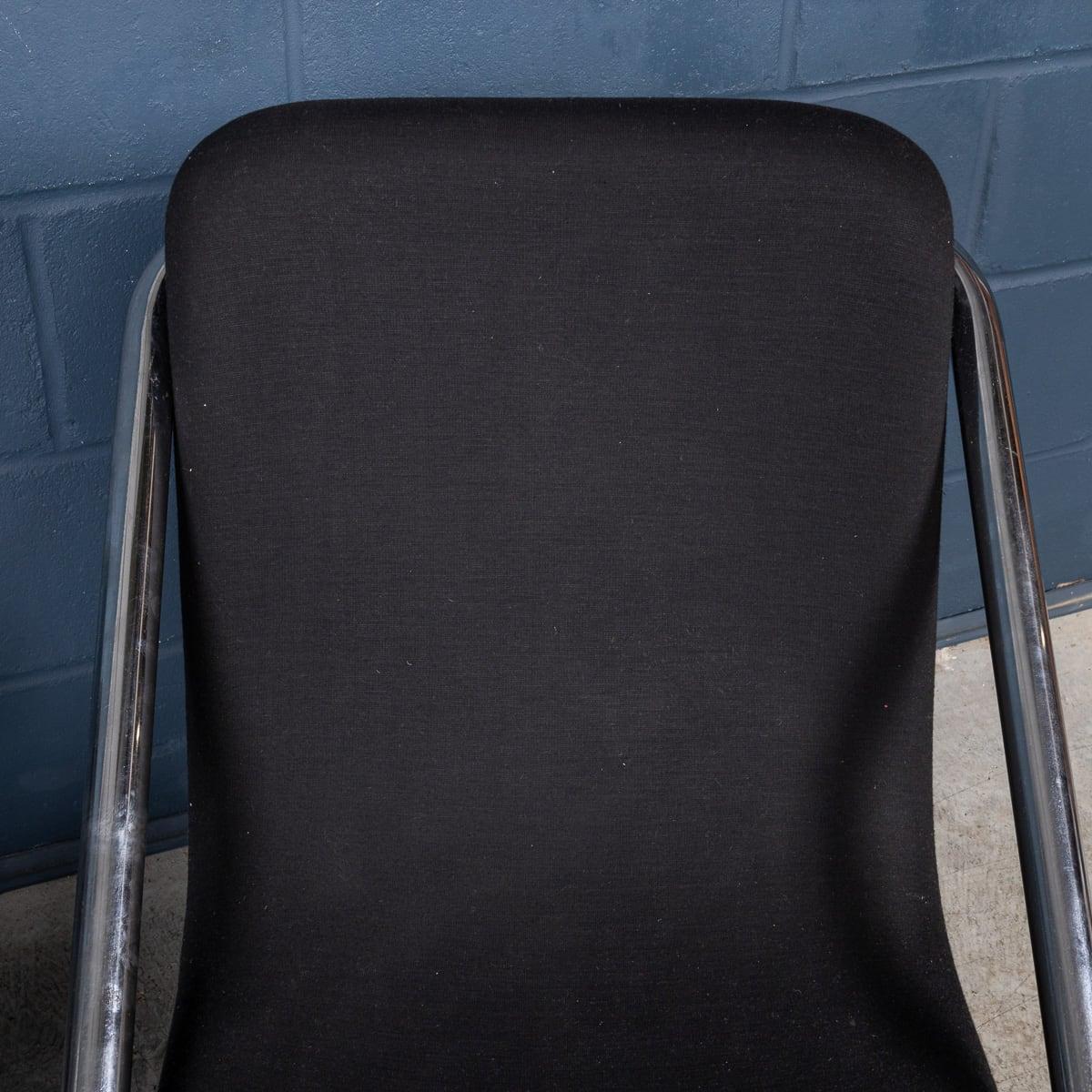 Paire de chaises longues italiennes du 20ème siècle avec cadre tubulaire, vers 1980 en vente 2