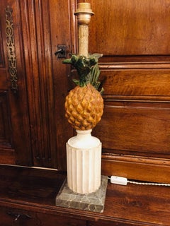 20th Century Italian Pineapple Lamp Base from Tuscany