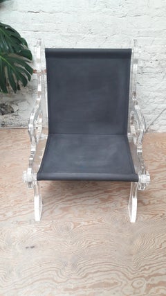 20th Century Italian Plexi Chair