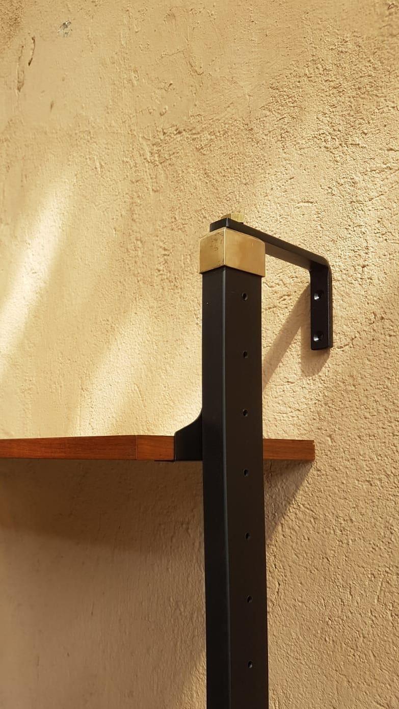 20. Jahrhundert, Italienische Produktion Wand Holz Bücherregal 60s im Angebot 2