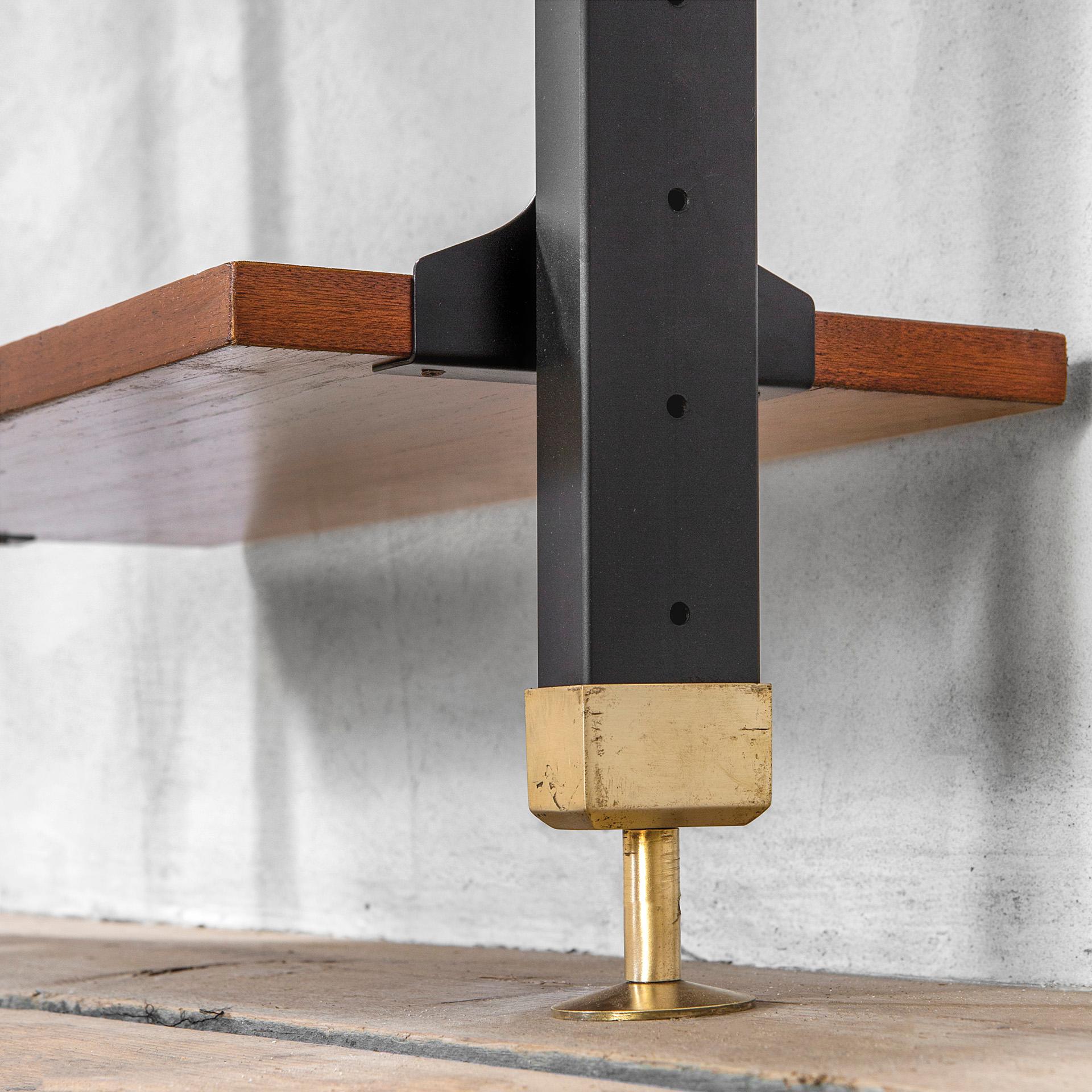 20. Jahrhundert, Italienische Produktion Wand Holz Bücherregal 60s (Mid-20th Century) im Angebot