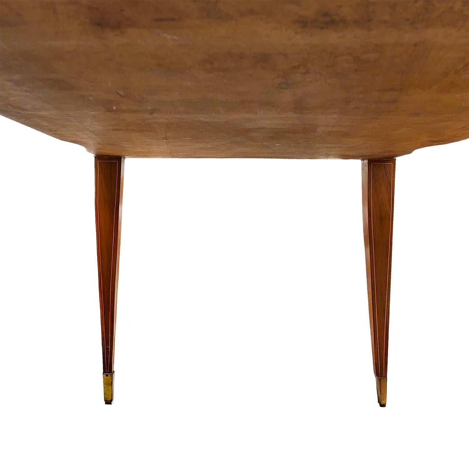 20th Century Italian Rosewood Dining Table by Paolo Buffa & Serafino Arrighi 9