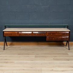 20th Century Italian Rosewood Sideboard By Vittorio Dassi, c.1950