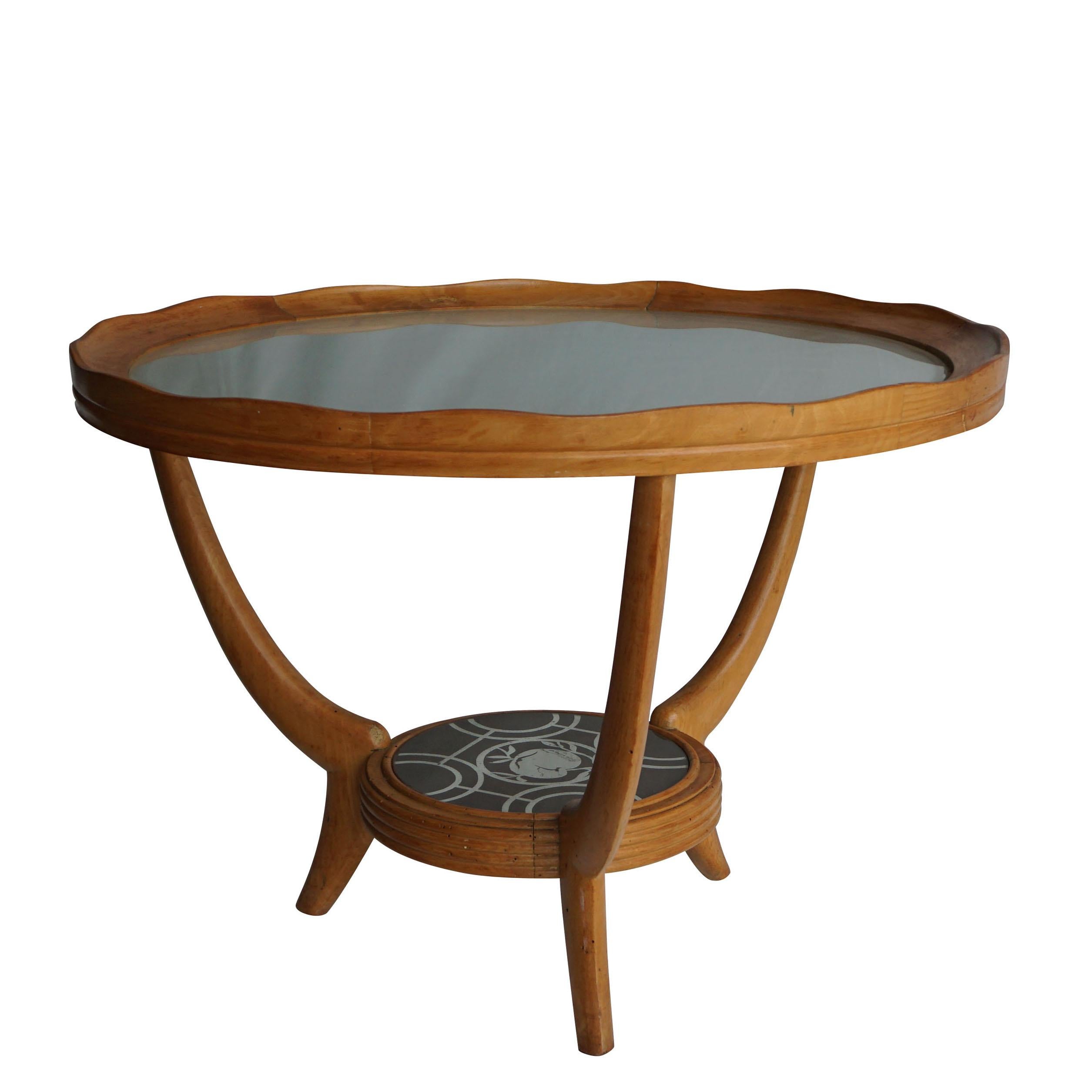 Mid-Century Modern 20th Century Italian Round Side Table