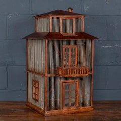 20th Century Italian Scratch Made Hamster Cage, circa 1930
