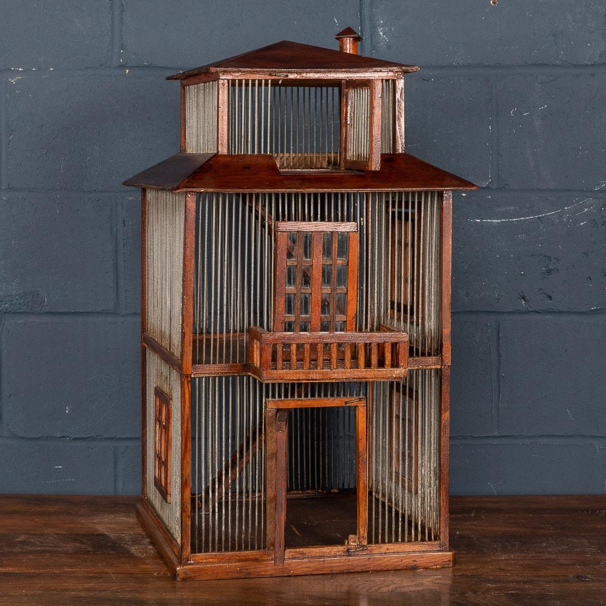 20th Century Italian Scratch Made Hamster Cage, circa 1930 In Good Condition In Royal Tunbridge Wells, Kent