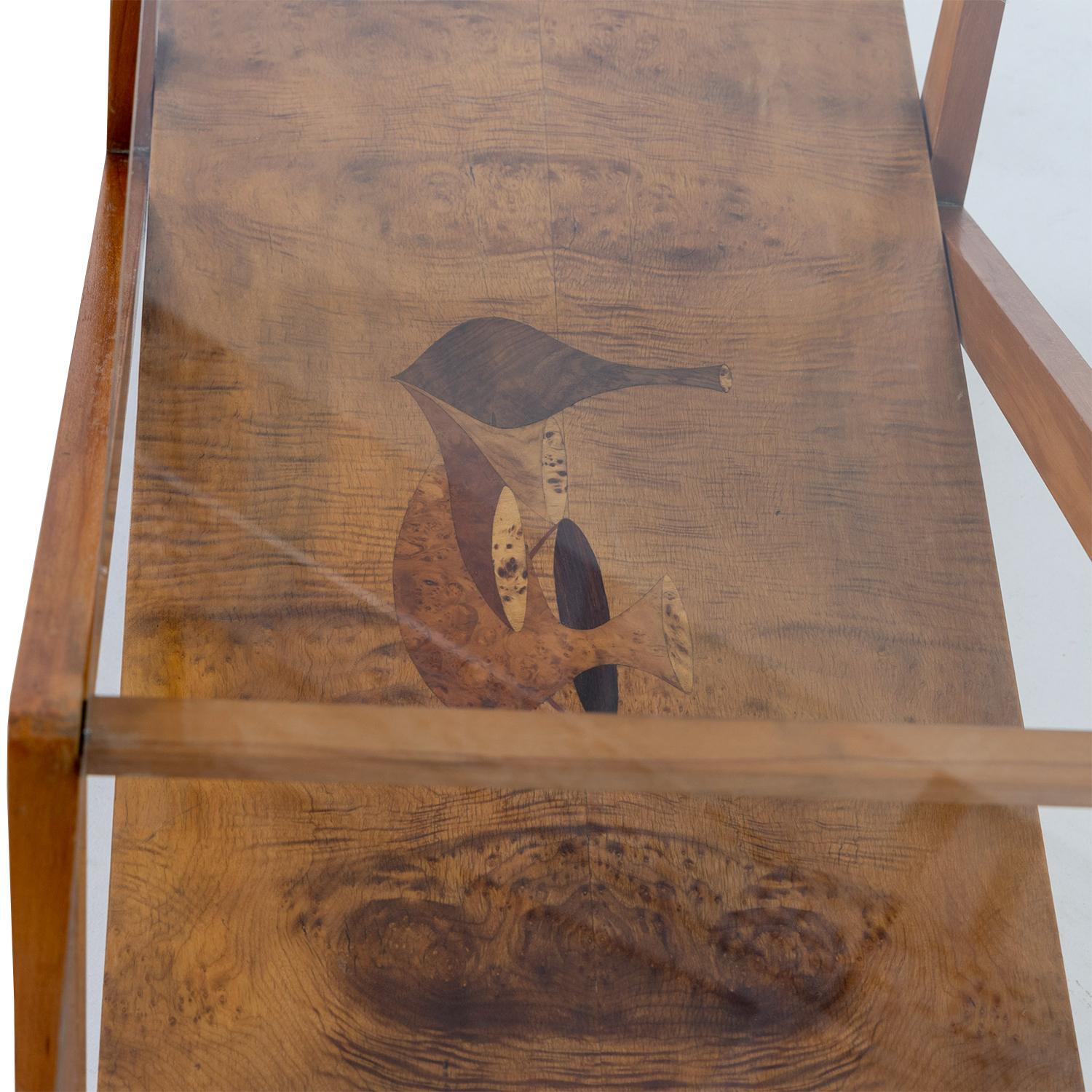 Table basse sculpturale italienne du 20ème siècle - Table de canapé en verre vintage en vente 5