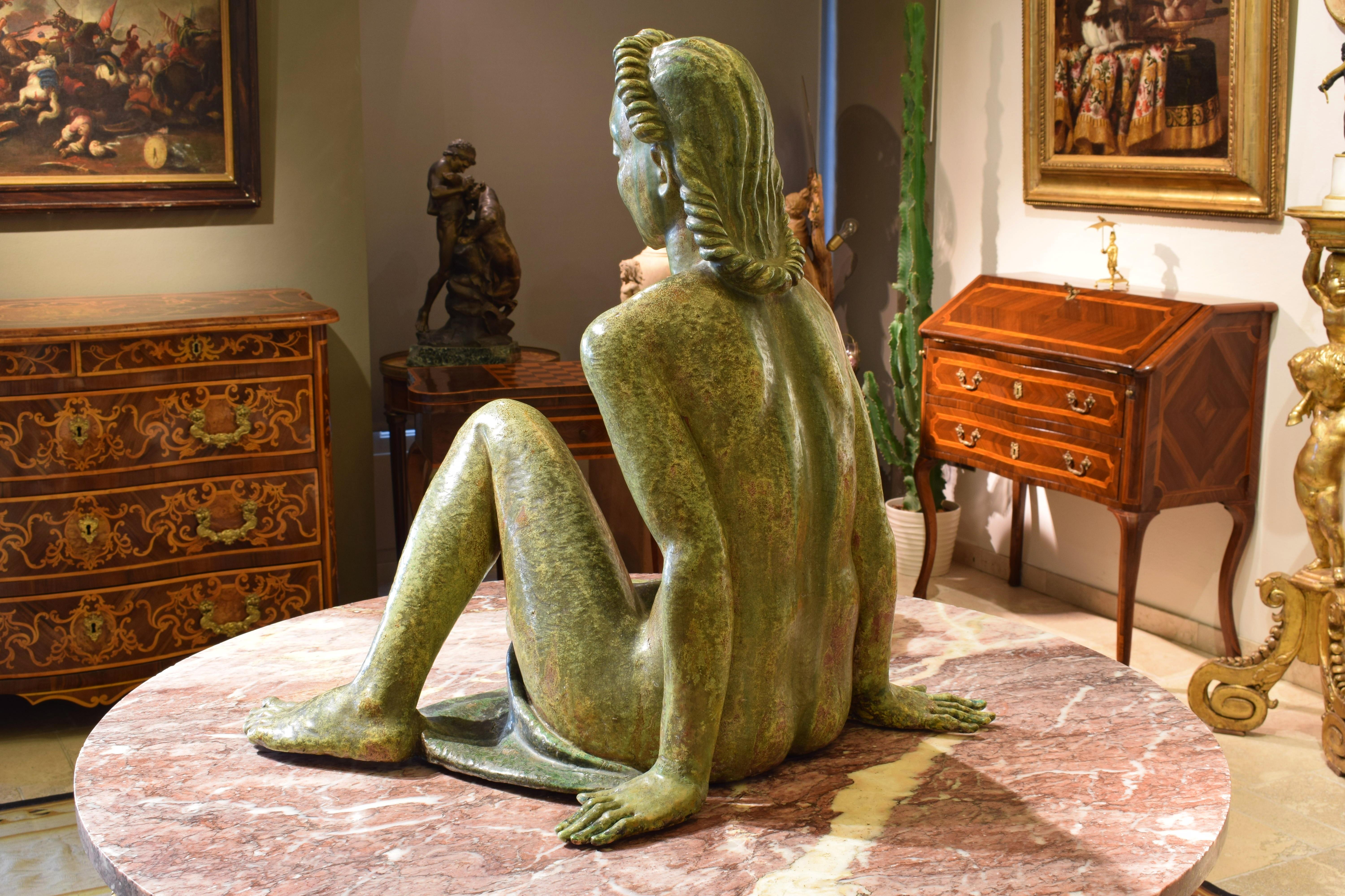 20th Century, Italian Sculpture by Helen König Scavini, Lenci Manufactory For Sale 2
