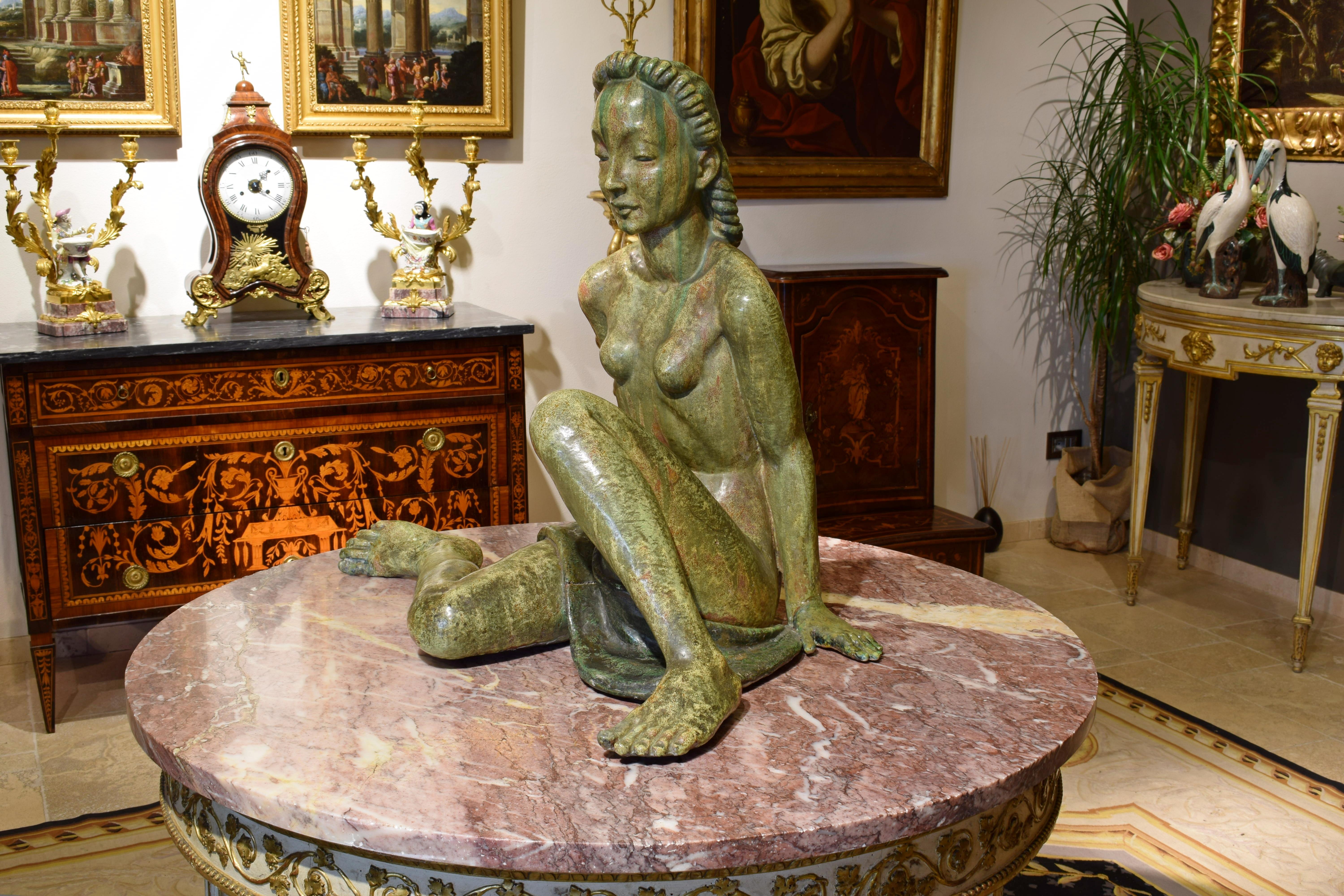 20th Century, Italian Sculpture by Helen König Scavini, Lenci Manufactory For Sale 6