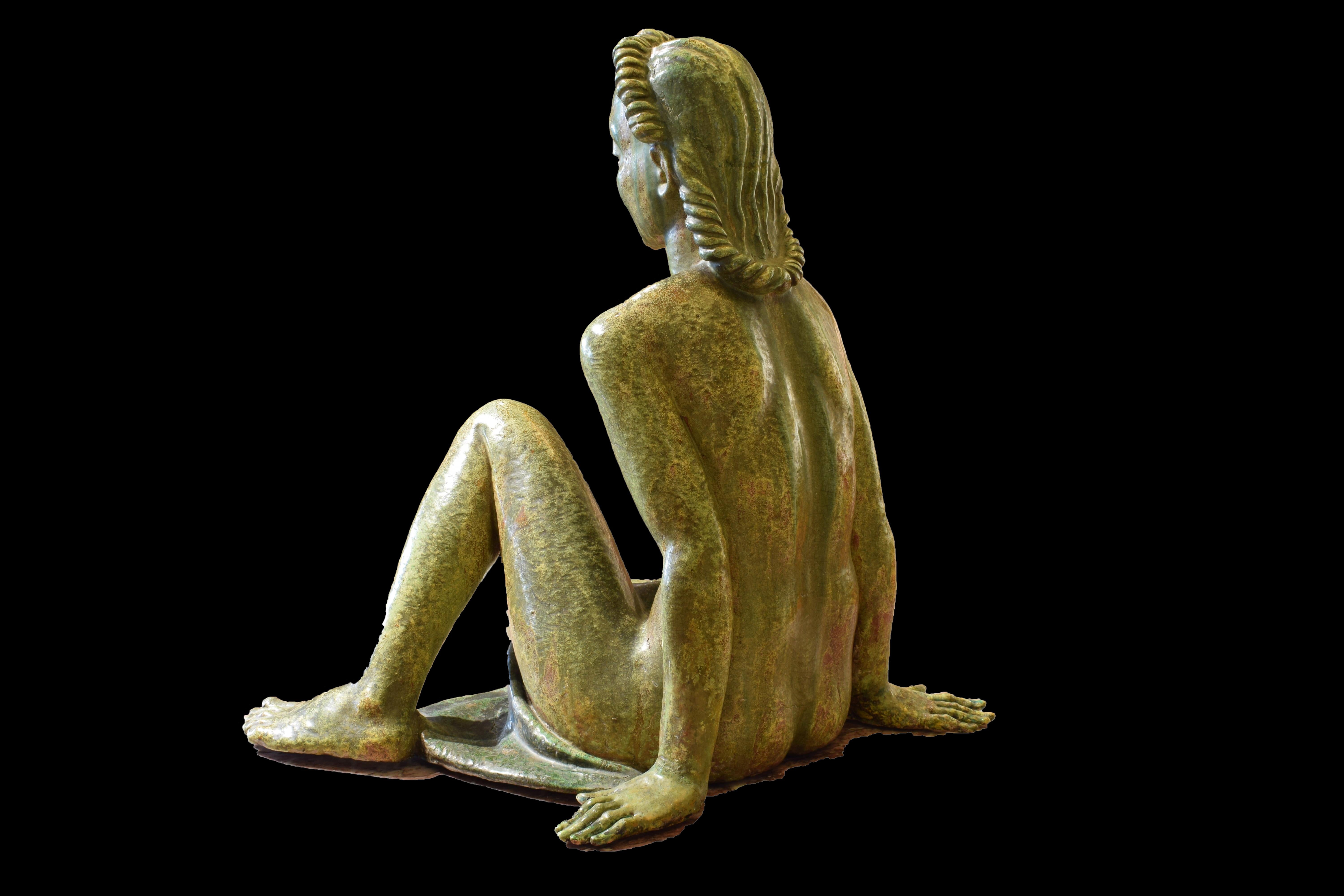 20. Jahrhundert:: Italienische Skulptur von Helen König Scavini:: Lenci Manufaktur (Terrakotta) im Angebot