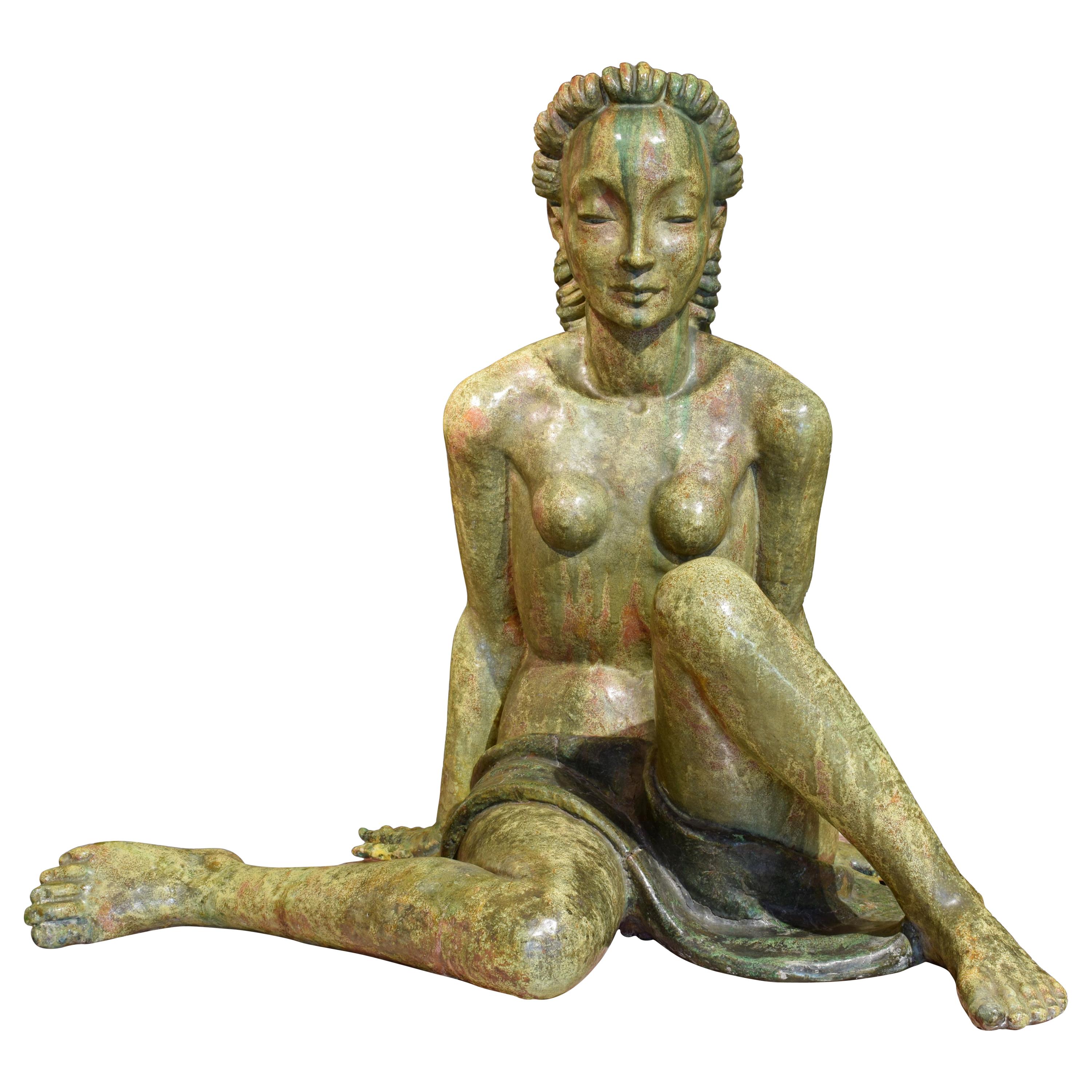 20th Century, Italian Sculpture by Helen König Scavini, Lenci Manufactory For Sale