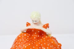 20th Century Italian Sculpture in Polychrome Artistic Ceramics by G Ronzan, 1945