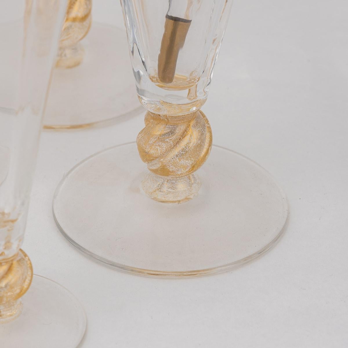 Ensemble italien du 20e siècle de 2 carats et 12 verres par Italo Varisco, Venise en vente 4
