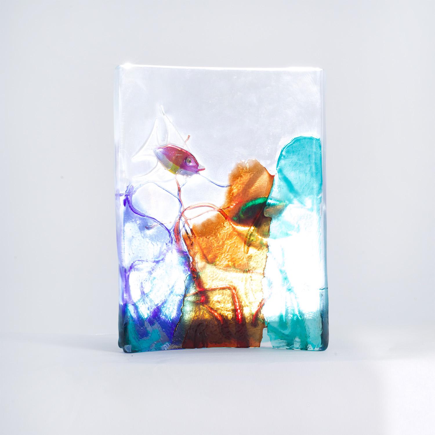 Hand-Crafted 20th Century Italian Set of Four Murano Glass Wall Sconces by Pino Signoretto For Sale
