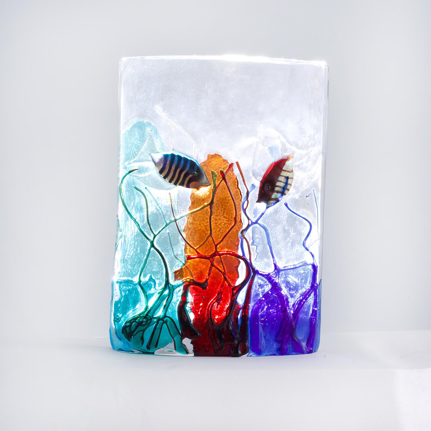 20th Century Italian Set of Four Murano Glass Wall Sconces by Pino Signoretto For Sale 4