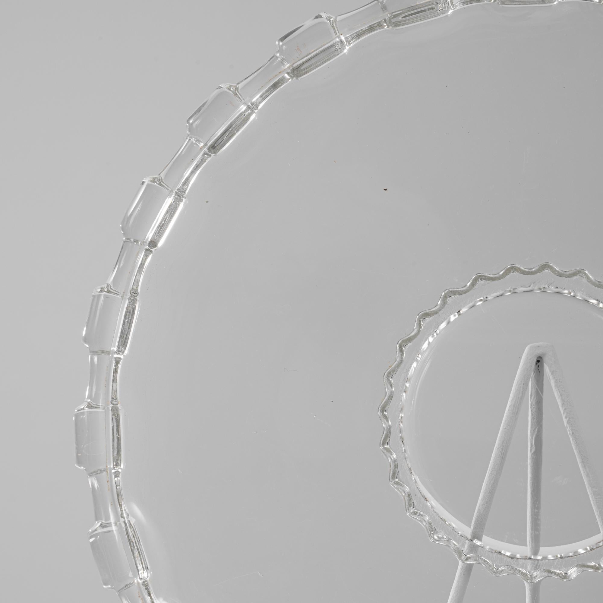 Ensemble de six assiettes en cristal italien du 20e siècle en vente 5